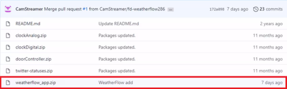 How can local weather information be depicted in a live stream? Setup guide step 2